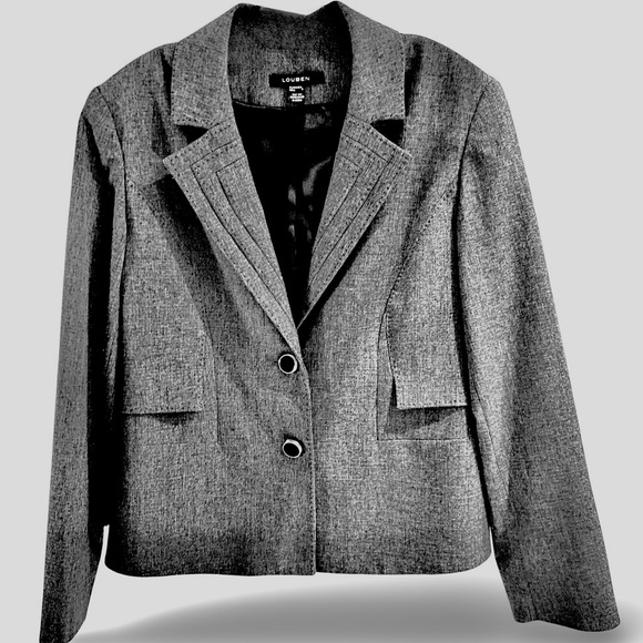 Women's Louben Grey with Godet on Back Size 8 - Picture 7 of 15